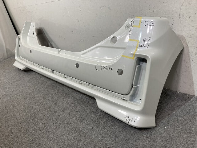 スペーシア カスタム/フレアワゴンカスタムスタイル MK53S/MM53S 純正 リア バンパー 71811-79R5/79R6 ピュアホワイトパール ZVR(139470)
