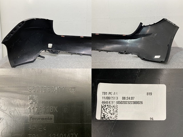新品!308 ハッチバック/T9YH01/T9AH01/T9HN05 純正 リア バンパー 9677960477 未塗装 プジョー(139492)