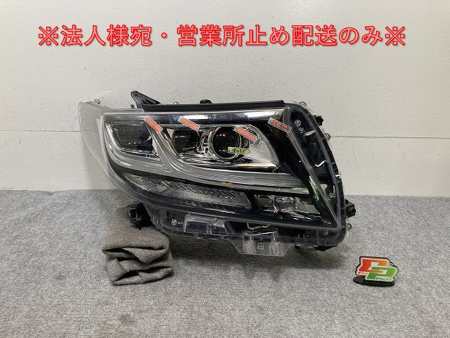 ジャンク!アルファード 30系/AGH30W/AGH35W/GGH30W/35W ハイブリッド/AYH30W 純正 前期 右 ヘッドライト/ランプ LED 刻印カ 58-61(139505)