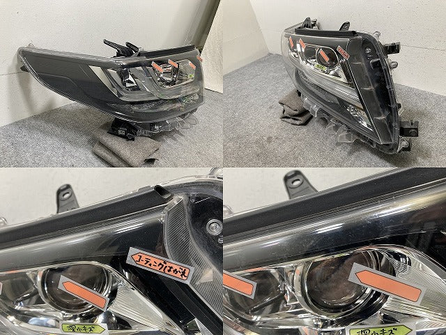 ジャンク!アルファード 30系/AGH30W/AGH35W/GGH30W/35W ハイブリッド/AYH30W 純正 前期 右 ヘッドライト/ランプ LED 刻印カ 58-61(139505)