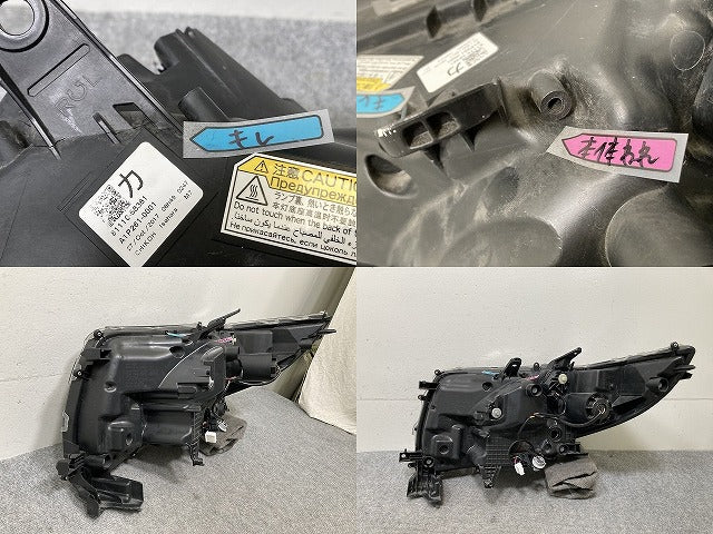 ジャンク!アルファード 30系/AGH30W/AGH35W/GGH30W/35W ハイブリッド/AYH30W 純正 前期 右 ヘッドライト/ランプ LED 刻印カ 58-61(139505)