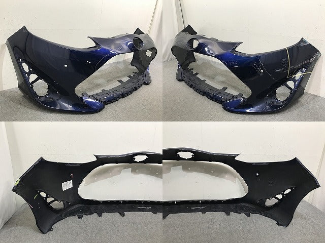 アクア/AQUA NHP10 純正 後期 フロント バンパー 52119-52A60/B60 ダークブルーマイカメタリック 8W7 トヨタ(139522)