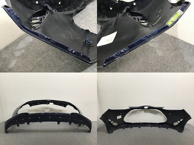 アクア/AQUA NHP10 純正 後期 フロント バンパー 52119-52A60/B60 ダークブルーマイカメタリック 8W7 トヨタ(139522)