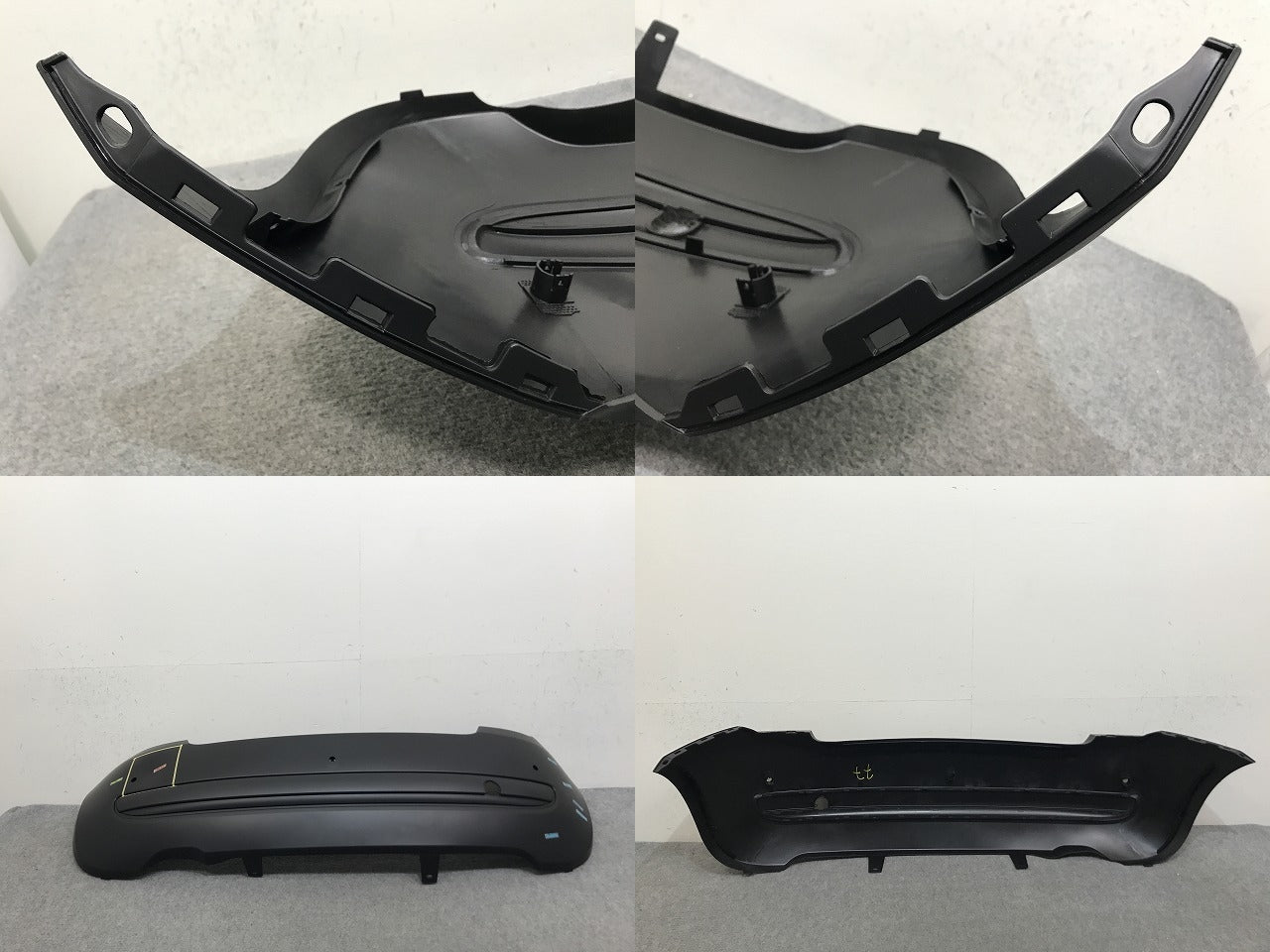 新品!500 31212/31209 純正 前期 リア バンパー 735425627 未塗装 フィアット(139544)