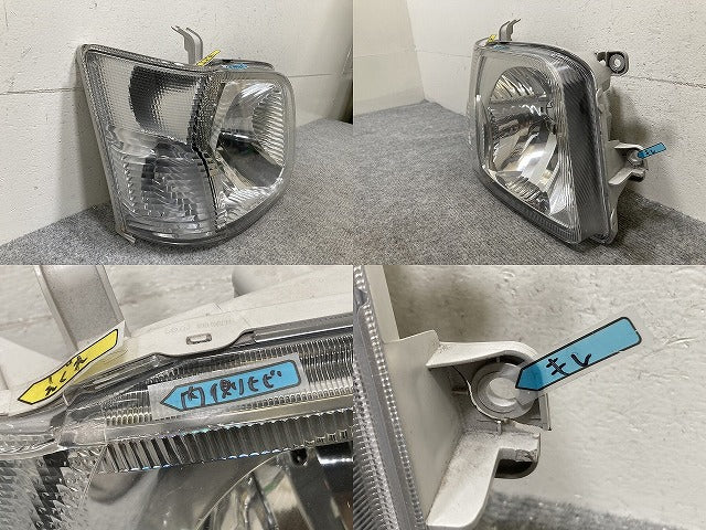 ジャンク!ハイゼット S320V/S321V/S330V/S331V 純正 中期 右 ヘッドライト/ランプ ハロゲン レベライザー KOITO 100-51771(139555)