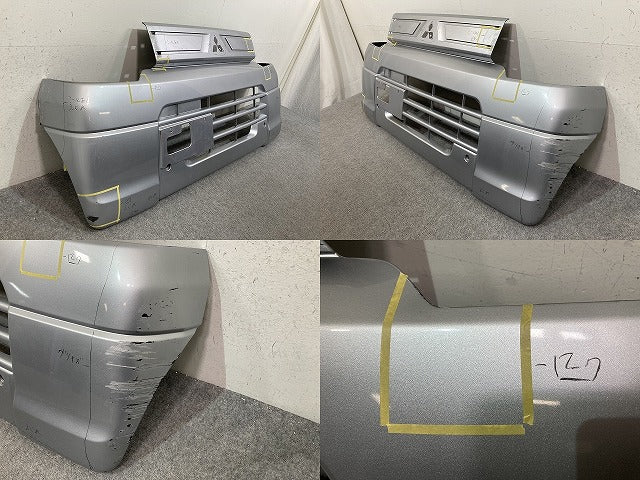ミニキャブ バン U61V/U62V 純正 後期 フロント バンパー 6400F101 クールシルバーメタリック A31 三菱(139737)