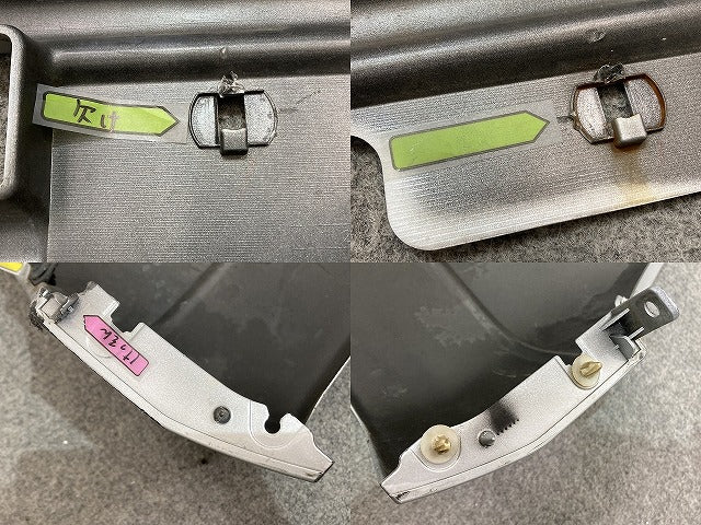 ミニキャブ バン U61V/U62V 純正 後期 フロント バンパー 6400F101 クールシルバーメタリック A31 三菱(139737)