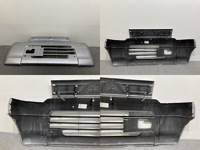 ミニキャブ バン U61V/U62V 純正 後期 フロント バンパー 6400F101 クールシルバーメタリック A31 三菱(139737)