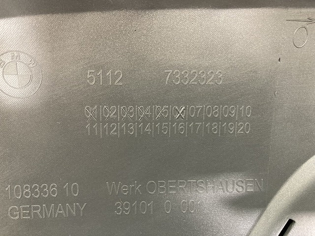 新品!X1 F48 純正 リア スポイラー ディフューザー 5112 7332323/51127332323 素地 BMW(139808)