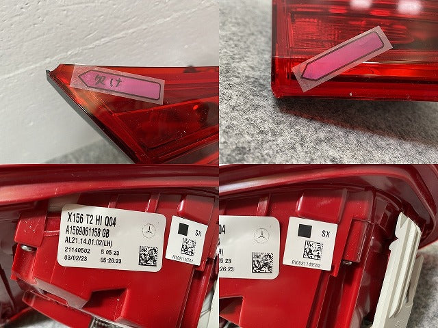 新品!GLAクラス X156 純正 左 フィニッシャーランプ/テールランプ/ライト LED AL Automotive Lighting A1569061158 1569061158(139857)