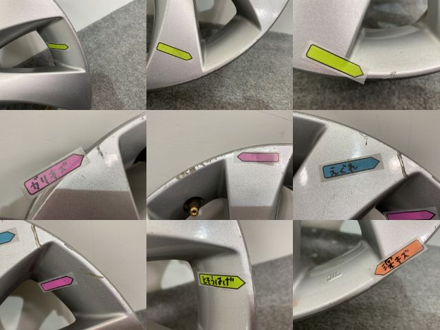 ビービー/bB QNC20/QNC25/QNC21 純正 ホイール 4本セット 15x6/ET40/4穴 4H/PCD100/ハブ径54mm トヨタ(139994)