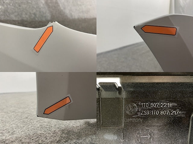 新品!トゥーラン 1T系 純正 フロント バンパー 1T0 807 221 1T0807217CGRU サフ フォルクスワーゲン(140020)