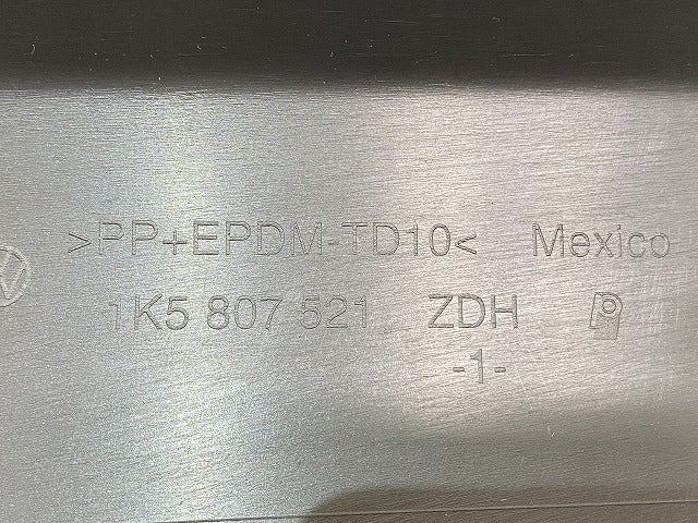 新品!ジェッタ 1K系/2006-2011 純正 リア バンパースポイラー 1K5 807 521 1K5807433AGRU サフ フォルクスワーゲン(140039)