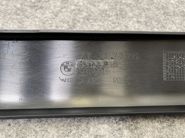 新品!7シリーズ E65/E66/2001-2009 純正 左 フロント バンパーモール 51 11 8 240 293 51117043457 サフ BMW(140089)