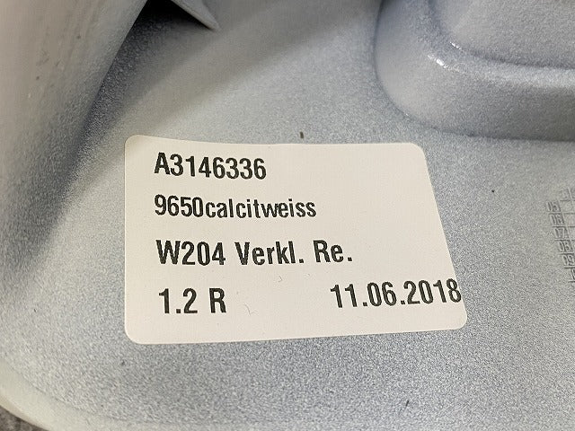 新品!Cクラス W204/2007-2014 純正 右 ドアミラー カバー A3146436 A20481110079695 ホワイト ソリッド メルセデスベンツ(140123)