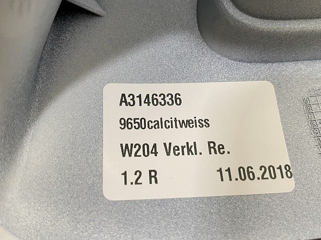 新品!Cクラス W204/2007-2014 純正 右 ドアミラー カバー A3146436 A20481110079695 ホワイト ソリッド メルセデスベンツ(140125)