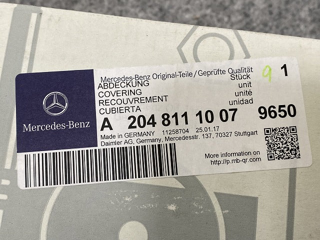 新品!Cクラス W204/2007-2014 純正 右 ドアミラー カバー A3146436 A20481110079695 ホワイト ソリッド メルセデスベンツ(140126)