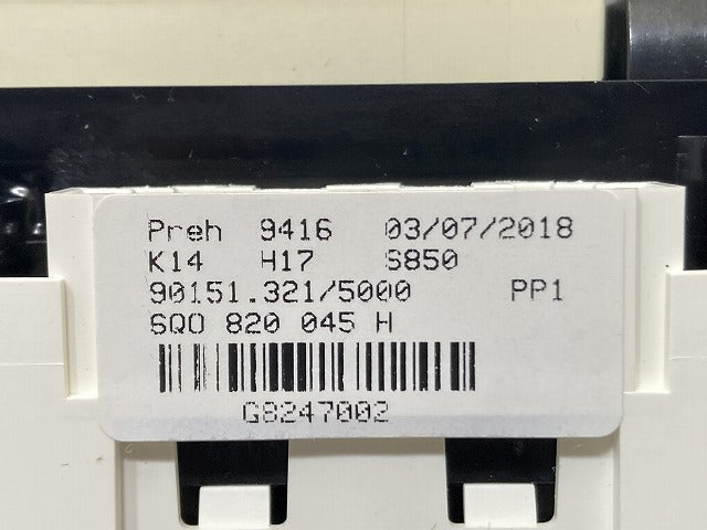 新品!ポロ/POLO 9N系/2005-2009 純正  ヒーターコントロール スイッチ 6Q0 819 445 6Q0820045H フォルクスワーゲン(140149)