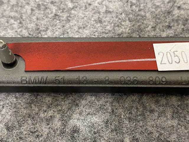 新品!X5 E70 純正 左 リア ドア モール 51.13-8 036 809 51137903859 サフ BMW(140216)