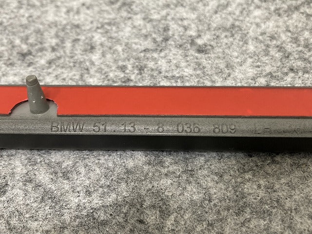新品!X5 E70 純正 左 リア リアドアモール 51.13-8 036 809 51137903859 サフ BMW(140218)
