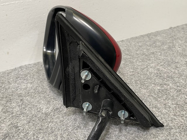 エクストレイル/X-TRAIL T33/SNT33 純正 後期 左 ドアミラー 13線 ウインカーカメラ付 smp 034237/0161822 カーディナルレッド NBL(140408)