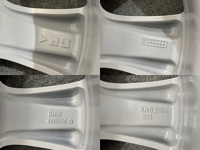 新品!3シリーズ E90 純正 ホイール 1本のみ 8x17/ET34/5穴 5H/PCD120/ハブ径72mm 36116775596 BMW(140518)