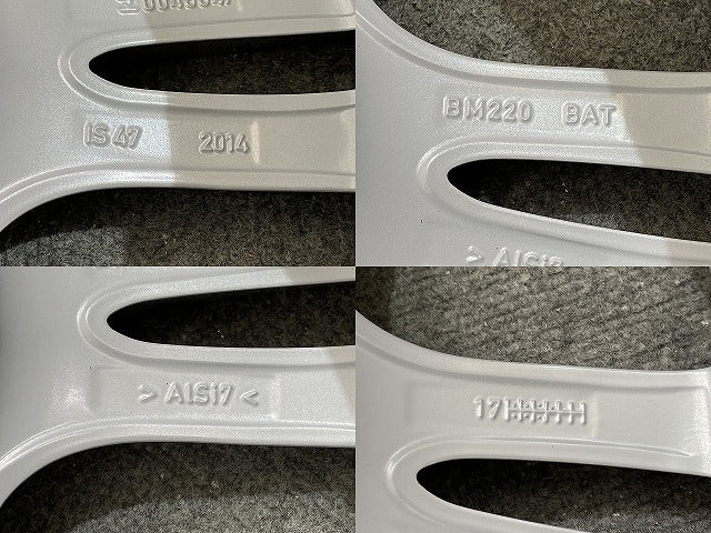 新品!3シリーズ F30/F31 純正 ホイール 1本のみ 8.5x18/ET47/5穴 5H/PCD120/ハブ径72mm 36117845881 BMW(140525)