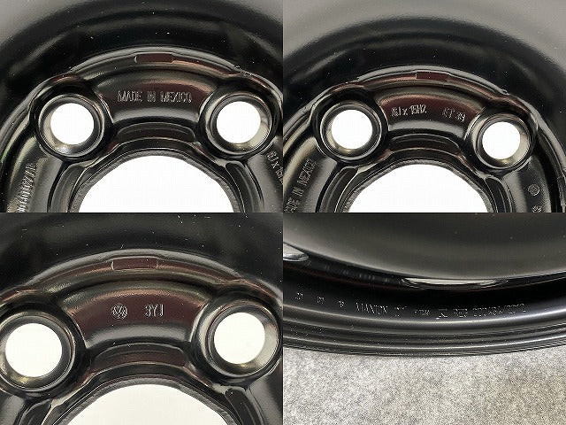 新品!ゴルフ4/GOLF IV 1J系 純正 ホイール 1本のみ 6x15/ET38/5穴 5H/PCD100/ハブ径58mm 1J0601027AJ03C フォルクスワーゲン(140576)