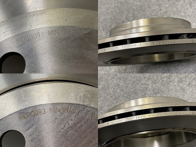新品!7シリーズ E65/E66  リア ブレーキ ローター RD00093 BMW(140598)