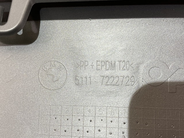 新品!X5 E70 純正 フロント バンパー アンダー カバー 5111-7222729 51117222729 グレー ソリッド BMW(140707)