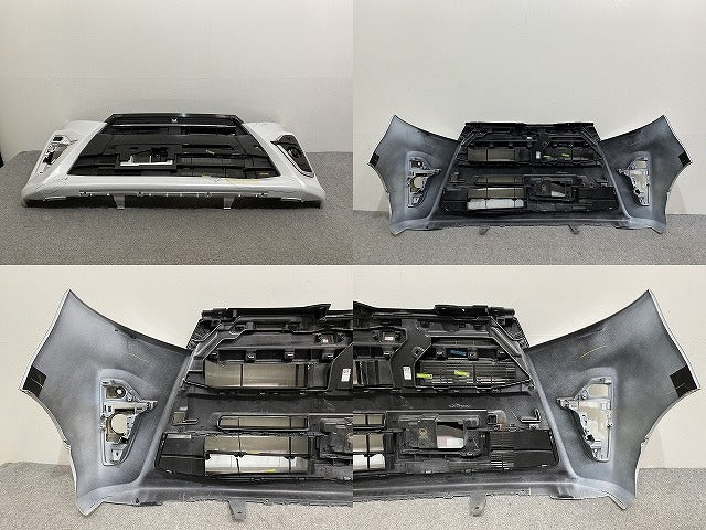 タント カスタム/シフォン カスタム LA600S/F/LA610S/F 純正 前期 フロント バンパー グリル付 52119-B2G00 ホワイトパール W25(140820)