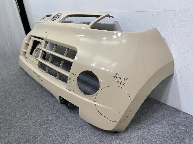 モコ/エアロスタイル MG22S 純正 後期 フロント バンパー 71711-81J ミルクティーベージュメタリック ZGF 日産(140835)