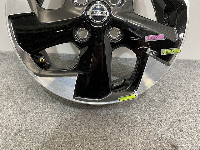ルークス ハイウェイスター B44A/B45A/B47A/B48A 純正 ホイール 1本のみ 14x4.5/ET46/4穴 4H/PCD100/ハブ径55mm 日産(140838)