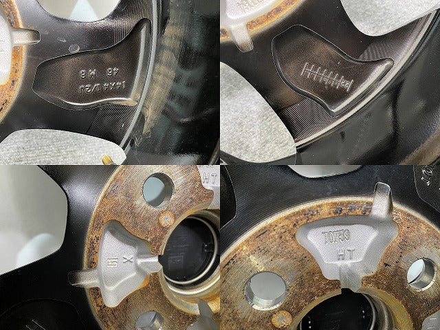 ルークス ハイウェイスター B44A/B45A/B47A/B48A 純正 ホイール 1本のみ 14x4.5/ET46/4穴 4H/PCD100/ハブ径55mm 日産(140838)
