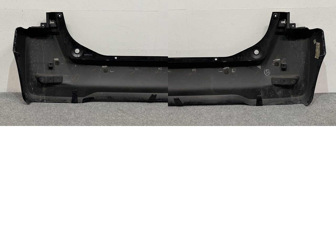 デイズ ルークス/eKスペース B21A/B11A 純正 リア バンパー 6410C599 ブラックパール CAN 日産(140901)