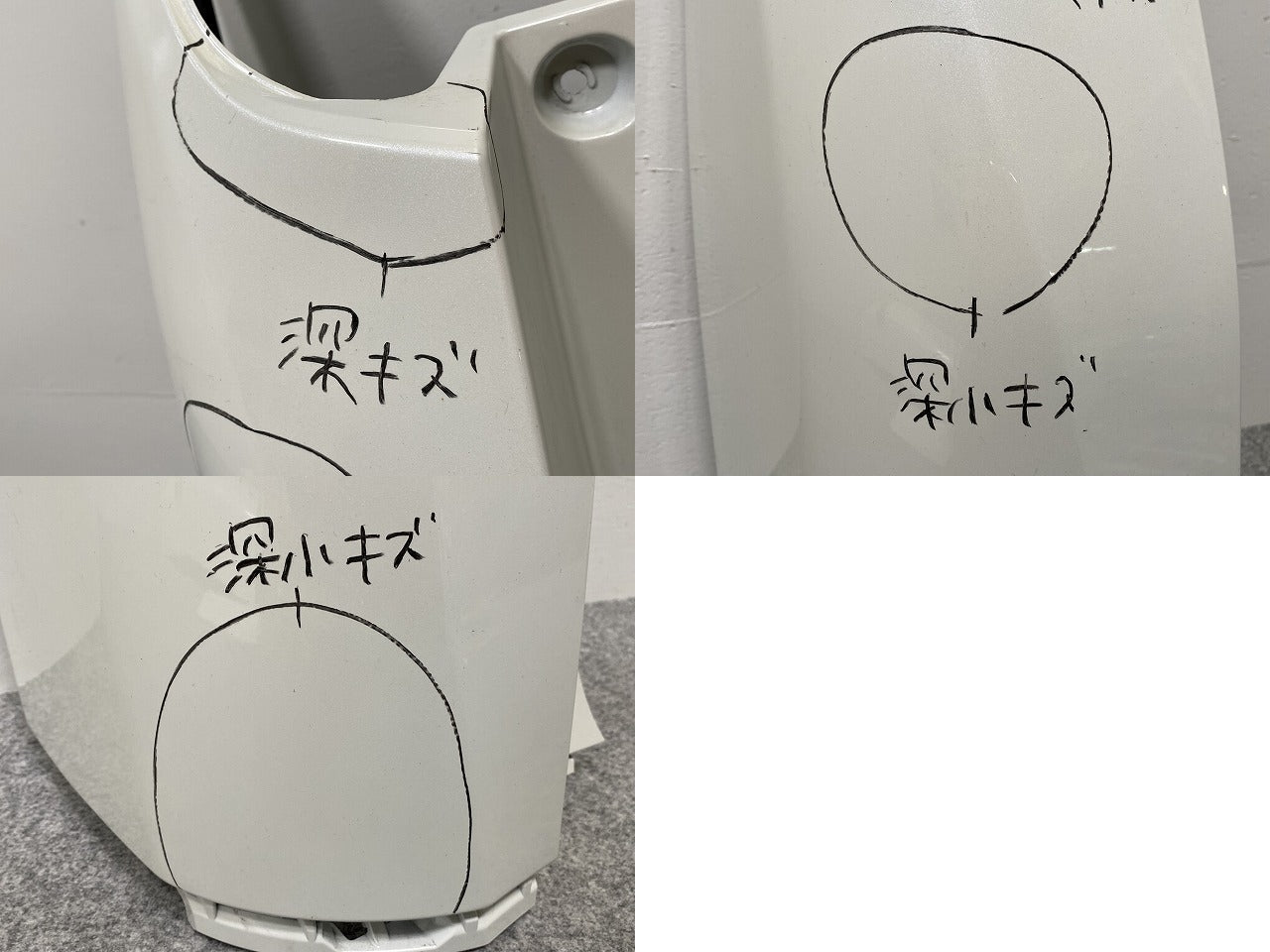 アルファード/ヴェルファイア 30系/AGH30W/AGH35W/GGH30W/GGH35W/AYH30W 純正 左 リア コーナーパネル/カバー 52166-58030 070(140964)