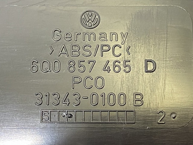新品!ポロ/POLO 9N系 純正  ダッシュボード カバー 6Q0 857 465 D 6Q0857465D1QB ブラック ソリッド フォルクスワーゲン(140992)