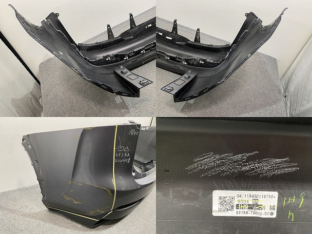 NX 200t/AGZ10/AGZ15 300h/AYZ10/AYZ15 純正 リア バンパー スポイラー付 52159-78010 マーキュリーグレーマイカ 1H9 レクサス(141026)
