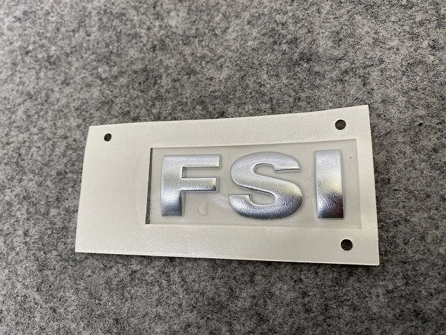 新品!ボーラ ゴルフ ポロ 2003-2011 純正 リア エンブレム/オーナメント FSI 1J0 853 675 L 1J0853675L739 フォルクスワーゲン(141111)