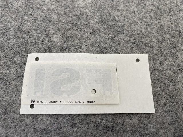 新品!ボーラ ゴルフ ポロ 2003-2011 純正 リア エンブレム/オーナメント FSI 1J0 853 675 L 1J0853675L739 フォルクスワーゲン(141111)