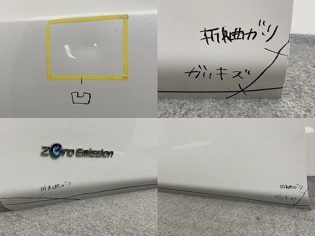 リーフ/LEAF e+ ZE1 純正 左 フロント ドア バイザー付 ホワイト パール 日産(141124)