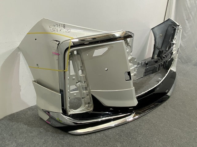 アルファード S/30系/AGH30W/AGH35W/GGH30W/35W  純正 後期 フロントバンパー スポイラー付 MODELLISTA/モデリスタ 52119-58610/20(141149)