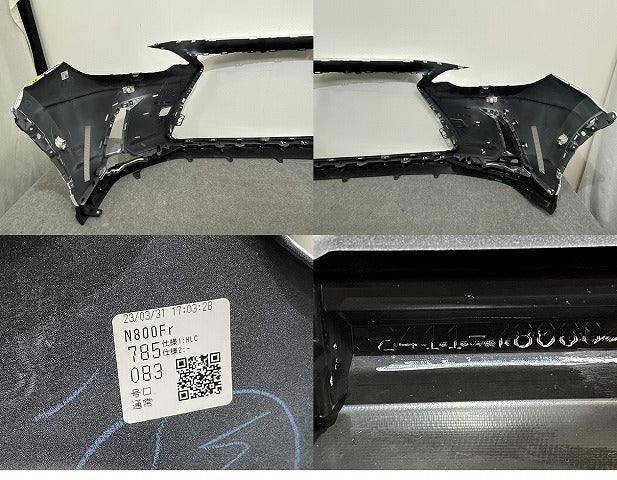 NX Fスポーツ 350/TAZA25 350h/AAZH20/AAZH25 450h+/AAZH26 純正 フロント バンパー スポイラー付 52411-78060 ホワイト 083(141150)
