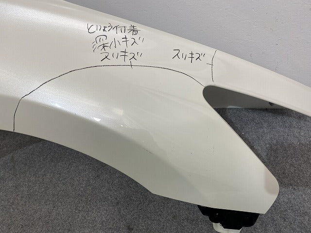 ティアナ L33 純正 右 フロント フェンダー ブリリアントホワイトパール QAB 日産(141195)