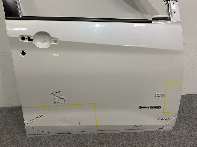 デイズ ハイウェイスター/eKクロス B44W/B45W/B47W/B48W B33W/B36W 純正 右 フロント ドア バイザー付 ホワイトパール QBB 日産(141239)