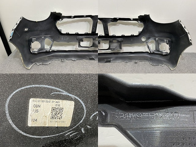 パッソ モーダ M700A/M710A 純正 前期 フロント バンパー 52119-B1270 パールホワイトIII W24 トヨタ(141259)