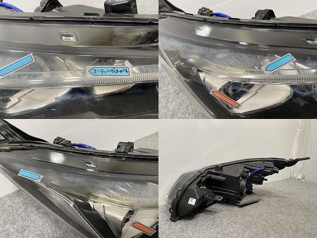リーフ/LEAF ZE1 純正 右 ヘッドライト/ランプ LED レベライザー 刻印P ICHIKOH 1954/26010-5SK5A 26025-5SK5B 日産(141287)