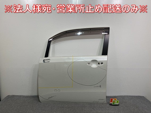 ムーヴ LA150S/LA160S 純正 左 フロント ドア バイザー付 ホワイト メタリック ダイハツ(141302)