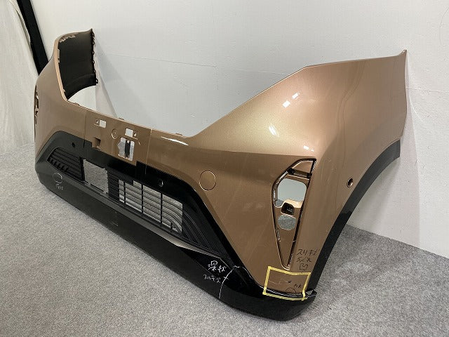 サクラ/SAKURA B6AW 純正 フロント バンパー 62022 7PA-0 暁-アカツキ-サンライズカッパー/ブラック 2トーン XJD 日産(141323)