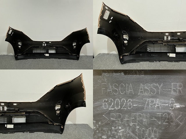 サクラ/SAKURA B6AW 純正 フロント バンパー 62022 7PA-0 暁-アカツキ-サンライズカッパー/ブラック 2トーン XJD 日産(141323)